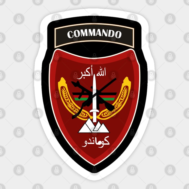 Afghanistan War- ANA Commando Brigade - SSI wo Txt Sticker by twix123844